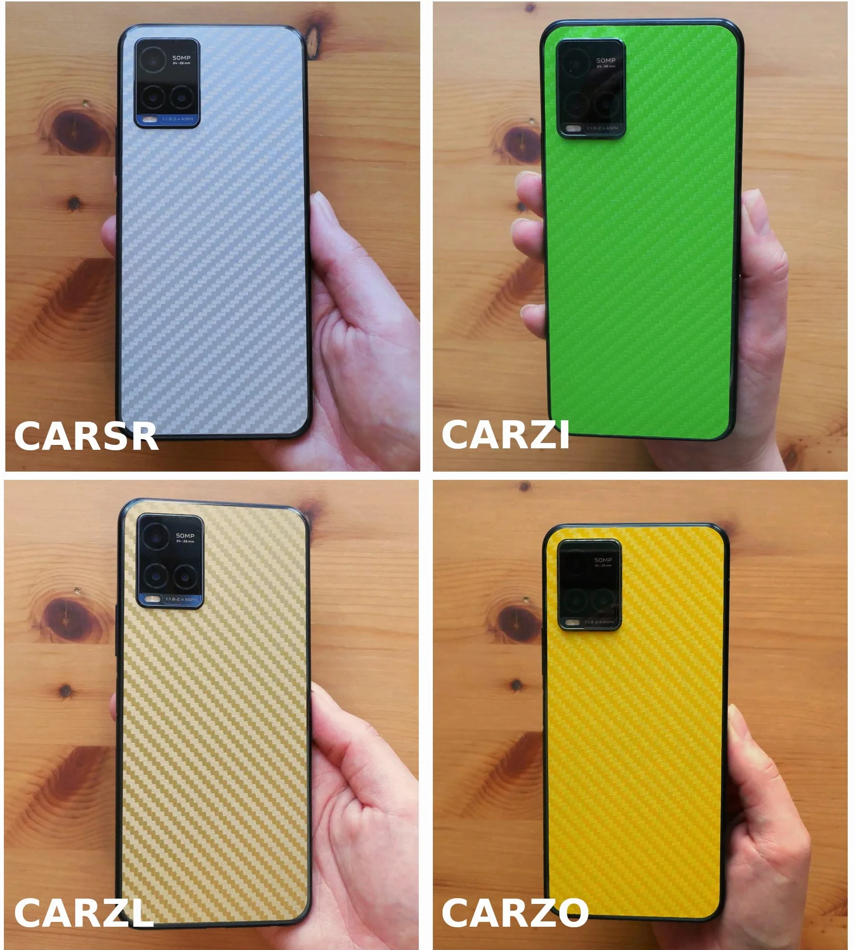 apgo Skins folia naklejka skórka strukturalna na TYŁ do Samsung Galaxy S23+ Plus - Carbon Czarny