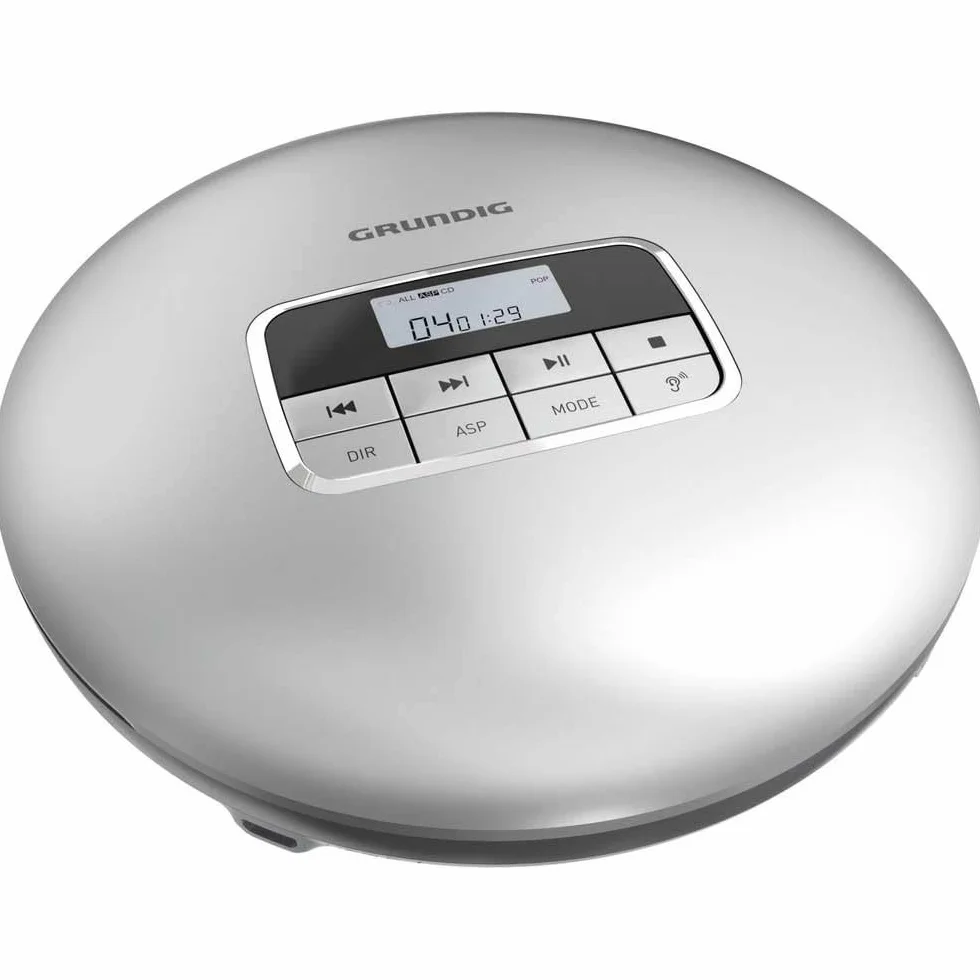 Grundig GCDP 8500, przenośny odtwarzacz CD, srebrny/czarny