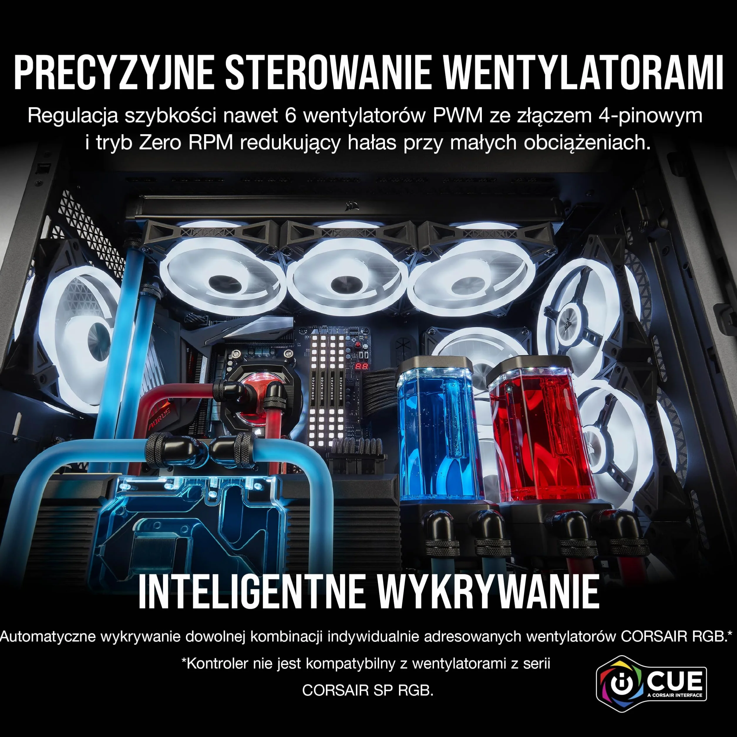Corsair iCUE Commander CORE XT Kontroler Oświetlenia Rgb, Czarny, 264 Diody CL-9011112-WW