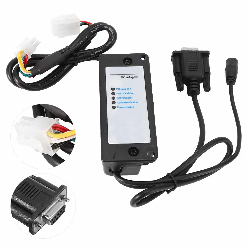 lyrlody RS232 adapter konwerterowy, interfejs MDB Coin Acceptor Connect do automatów sprzedających, obudowa transferowa USB na RS232