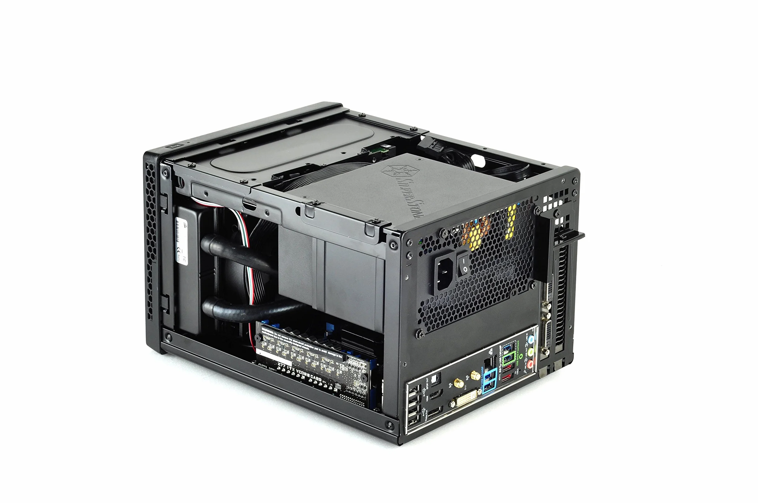 Silverstone Technology Sugo Mini-Itx SST-SG13B Obudowa Komputerowa, Czarny, Mini-ITX