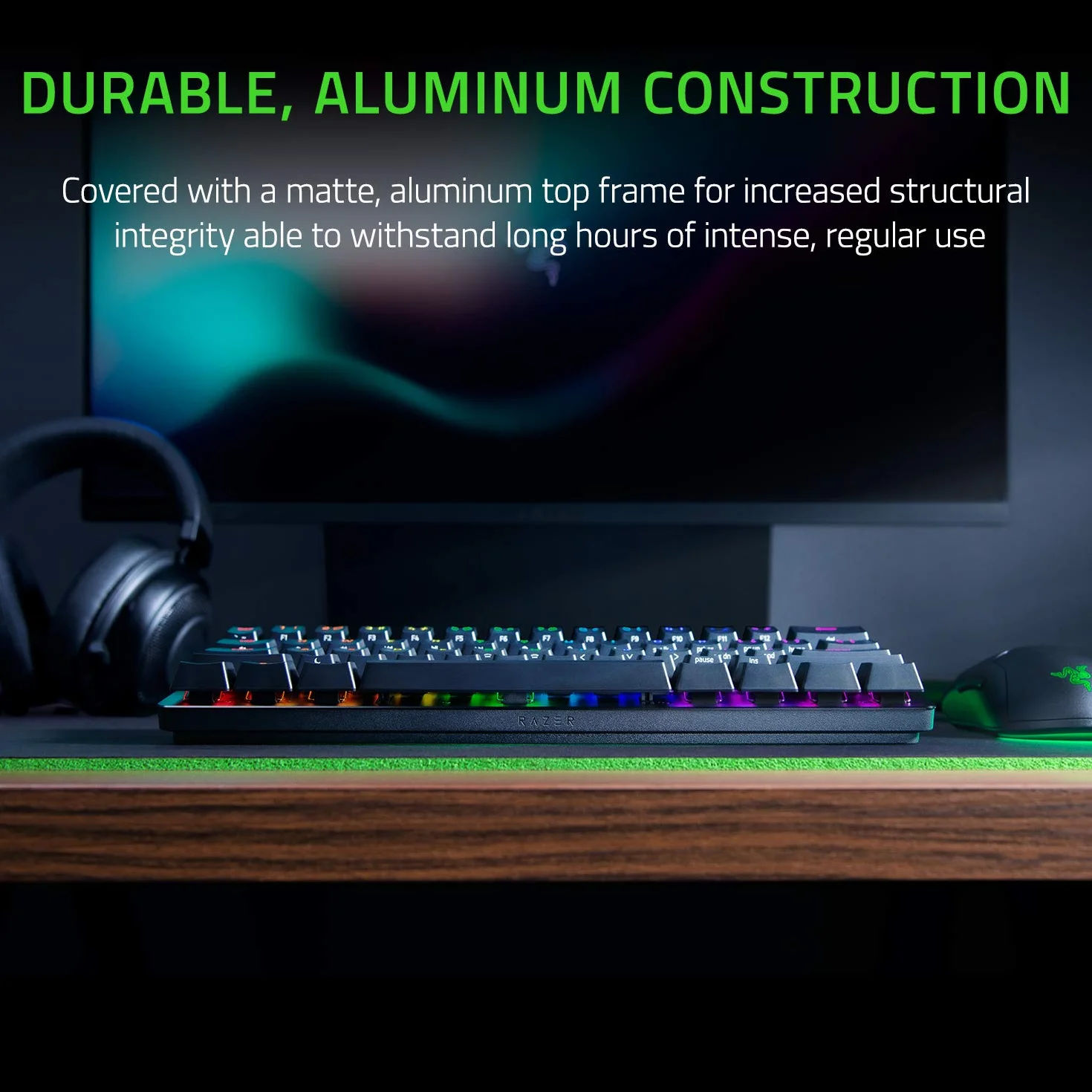 Razer Huntsman Mini Opto-Mechanical RGB klawiatura gamingowa Red Switch układ US
