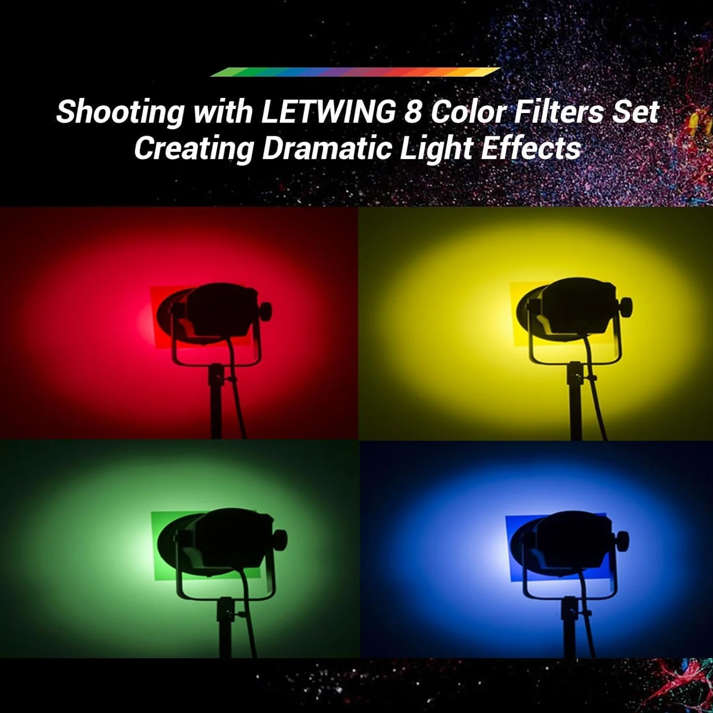 Godox SL60IIBi dwukolorowa lampa wideo LED, 2800K-6500K CRI96+ TLCI97+ sterowanie aplikacją tryb cichy Bowens Mount LED światło ciągłe do nagrywania wideo oświetlenie fotografii