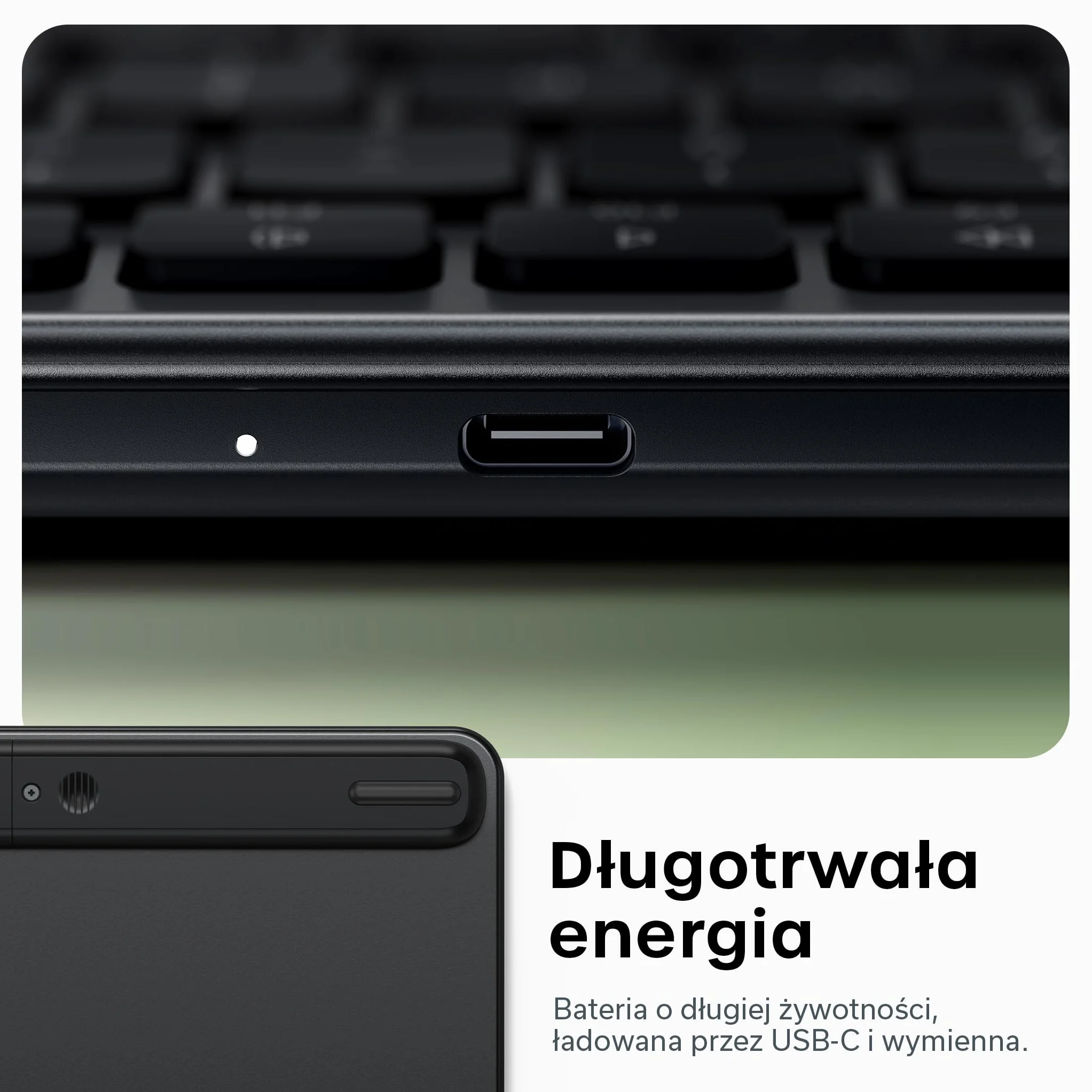 SATECHI Slim EX1 Klawiatura Bezprzewodowa, 𝗨𝗦 𝗤𝗪𝗘𝗥𝗧𝗬 𝗟𝗮𝘆𝗼𝘂𝘁, Kompaktowa do Mac, Windows i Android, 4 w 1 (Bluetooth + 2.4GHz), Szybki OS Remap, Akumulator USB-C – Czarna