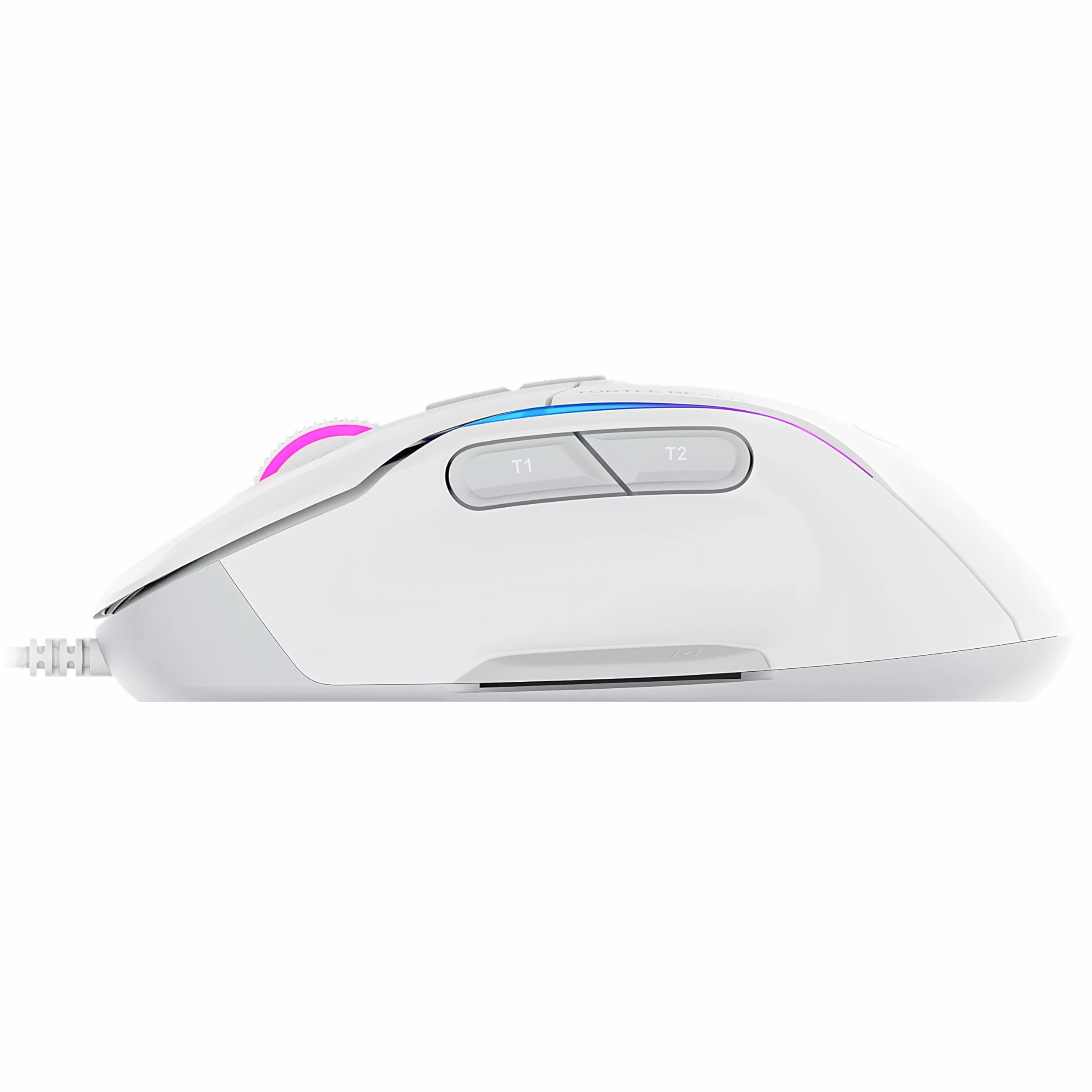 TURTLE BEACH Kone II Przewodowa ergonomiczna mysz do gier RGB, 26K DPI, przełączniki optyczne 100 mln kliknięć, 23 wejścia, kółko 4D, PTFE