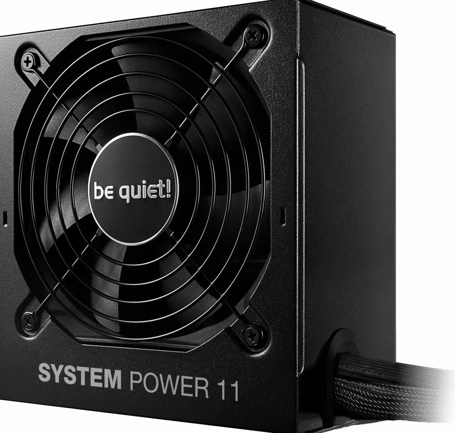 be quiet! System Power 11 450 W Zasilacz, zasilacz ATX 3.1, pełna obsługa kart graficznych PCIe 5.1, wentylator be quiet! 120 mm, mocna linia 12 V, przetwornica DC/DC, efektywność 80 Plus® Bronze