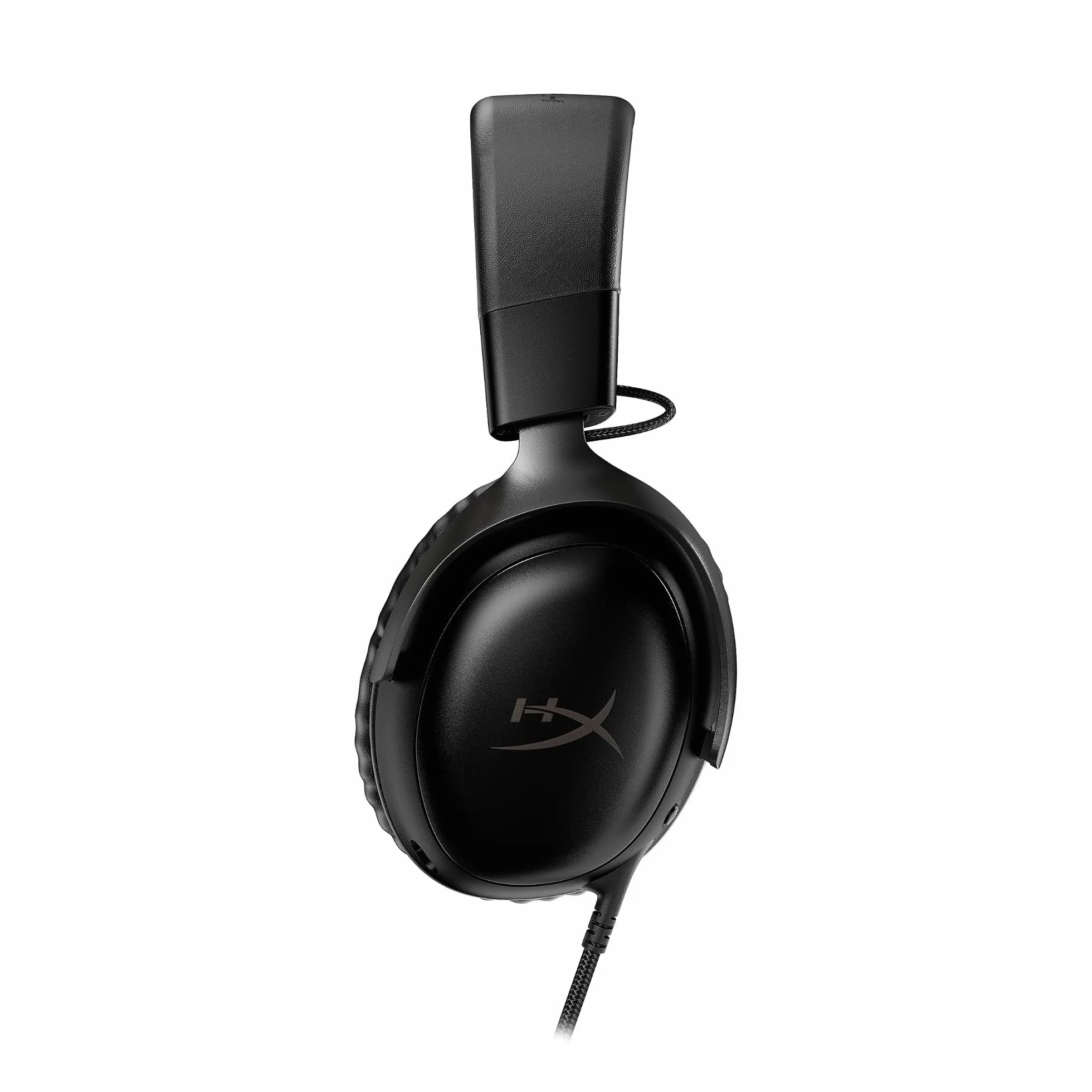 HyperX Cloud III – przewodowy zestaw słuchawkowy do gier, PC, PS5, Xbox Series X|S, kątowy sterownik 53 mm, DTS, pianka memory, stabilna rama, ultra przezroczysty mikrofon 10 mm, USB-C, USB-A, 3,5 mm,