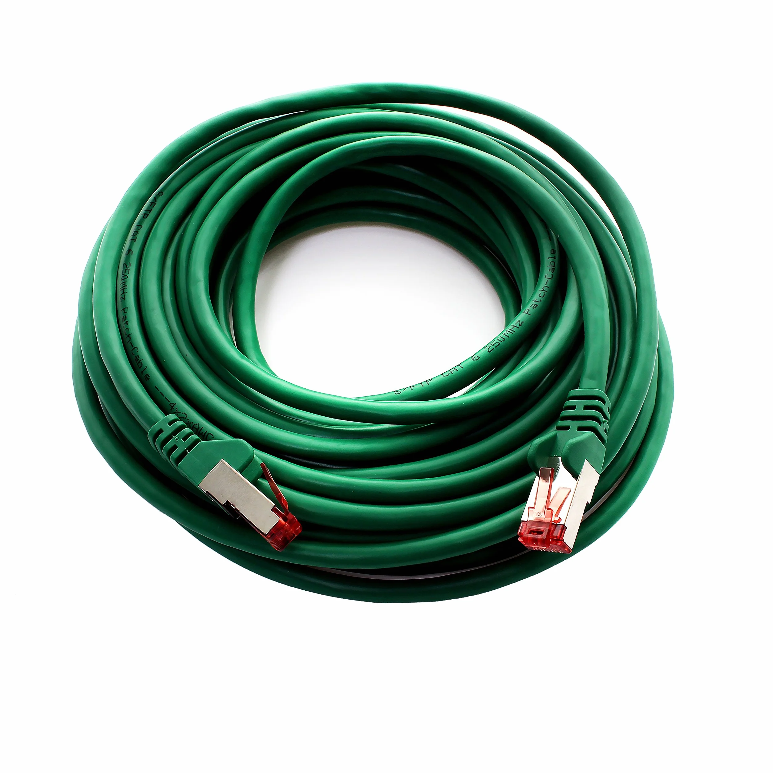 Kabel sieciowy Cat.6 2 m zielony - 5 x kabel Ethernetowy Lankabel Cat6 Lan kabel sieciowy Sftp Pimf kabel krosowy 1000 Mbit s