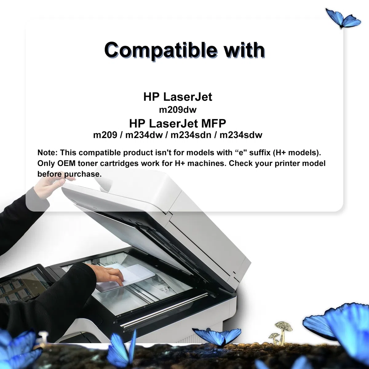 LOSMANN Toner 135A W1350A (Z CHIPEM) kompatybilny z HP 135A 135X W1350X kompatybilny z LaserJet MFP M234dw M234sdw M234sdn M234dwn M209dw M209dwn M234 M209 (1 czarny)