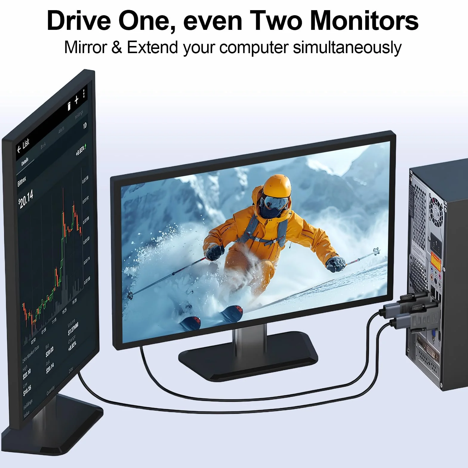 Adapter DVI na HDMI, wtyczka DVI-D do gniazda HDMI adapter 1920 x 1200 1080p, dwukierunkowa konwersja DVI (24+1) na HDMI do komputera, monitora, laptopa, telewizora, projektora, 1 szt