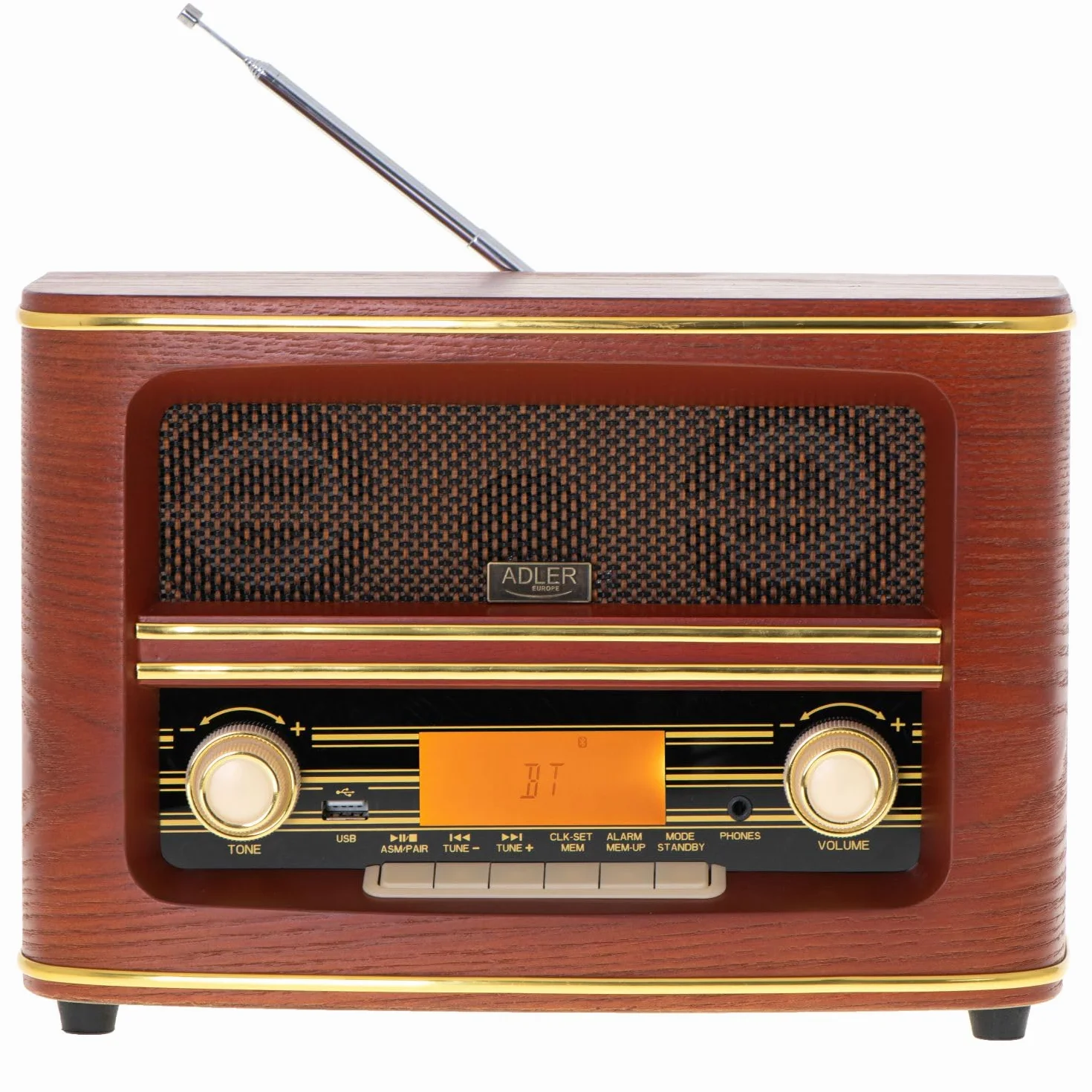 ADLER EUROPE 1187 Retro Radio z Bluetooth