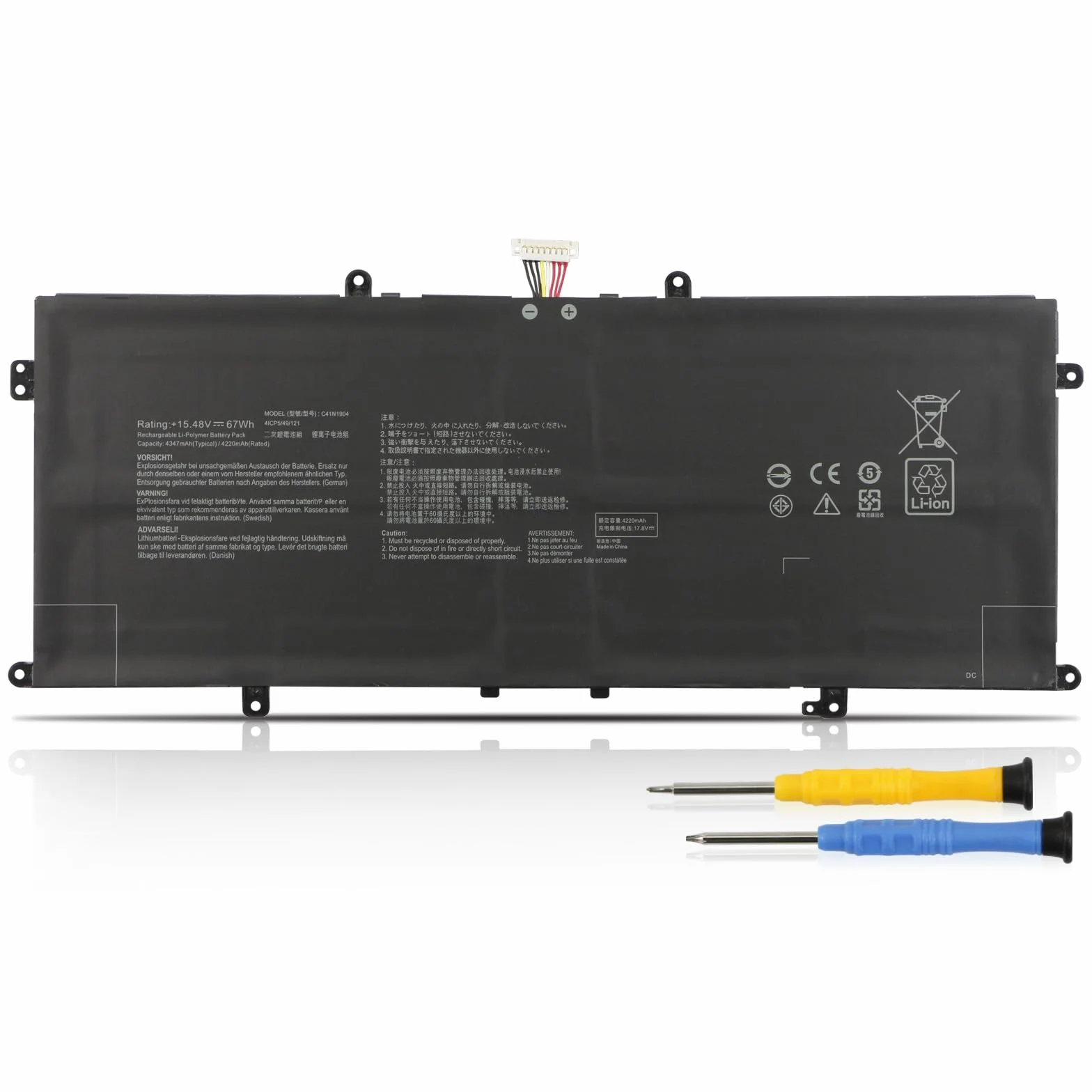 C41N1904 Laptop Bateria do Asus Zenbook Flip 13 14 UX363EA UX363JA UX393EA UX393JA UX325EA UX325JA UX425EA UX425JA UM425IA X435EA BX325EA BX325JA UM325SA UM325UA S UX371EA VivoBook S14 S435 S435EA