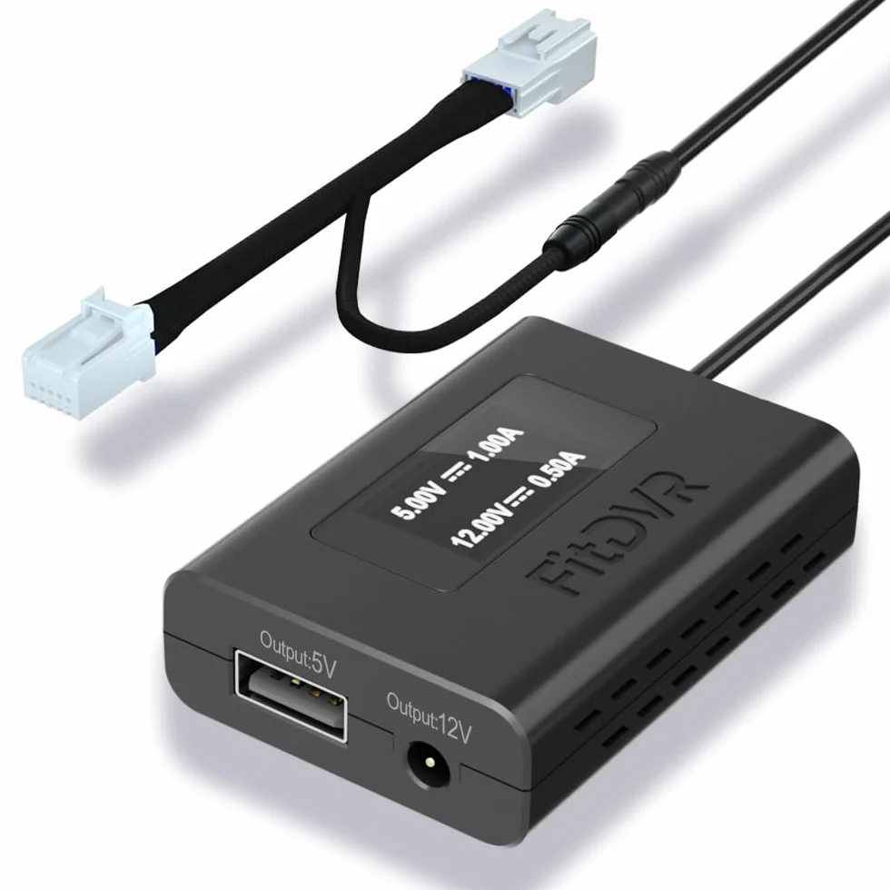 Adapter zasilania 10-pin LED USB 5V 12V do Hyundai Kia Genesis