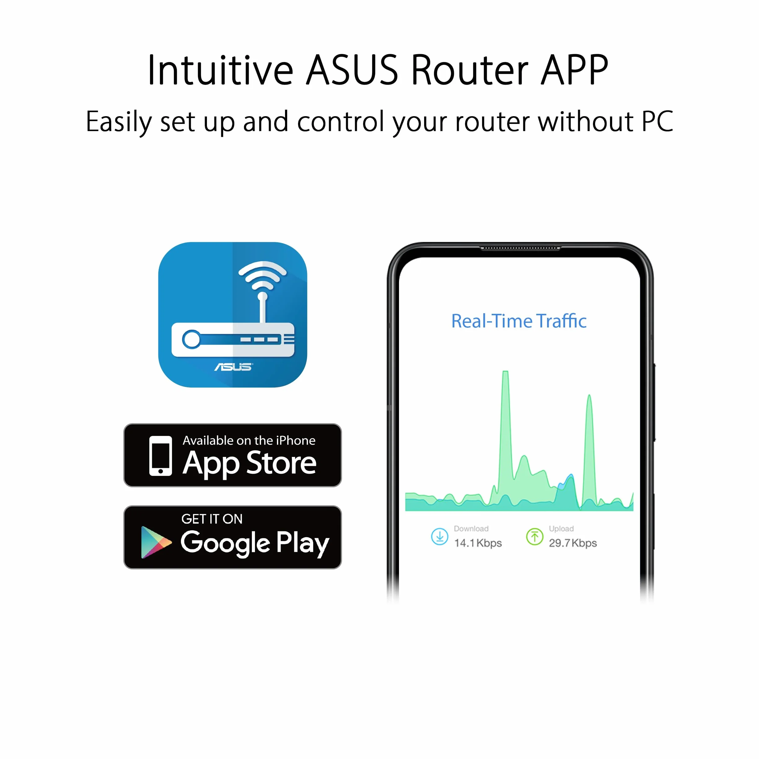 ASUS RT-AX52 (AX1800) Dual Band WiFi 6 Router Extensible, Instant Guard, Programowanie kontroli rodzicielskiej, zintegrowany VPN, kompatybilny z AiMesh