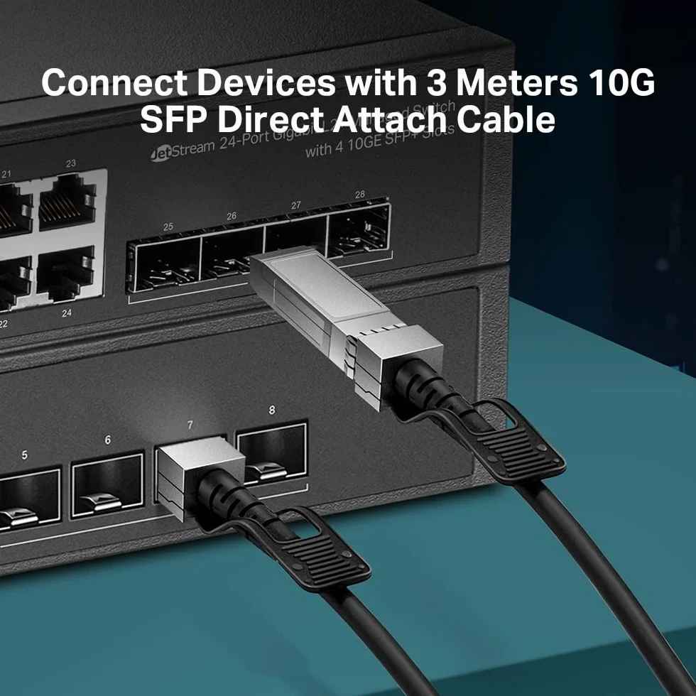 TP-Link TL-SM5220-3M | Kabel DAC SFP+ 10G | Długość 3 m | Plug and Play