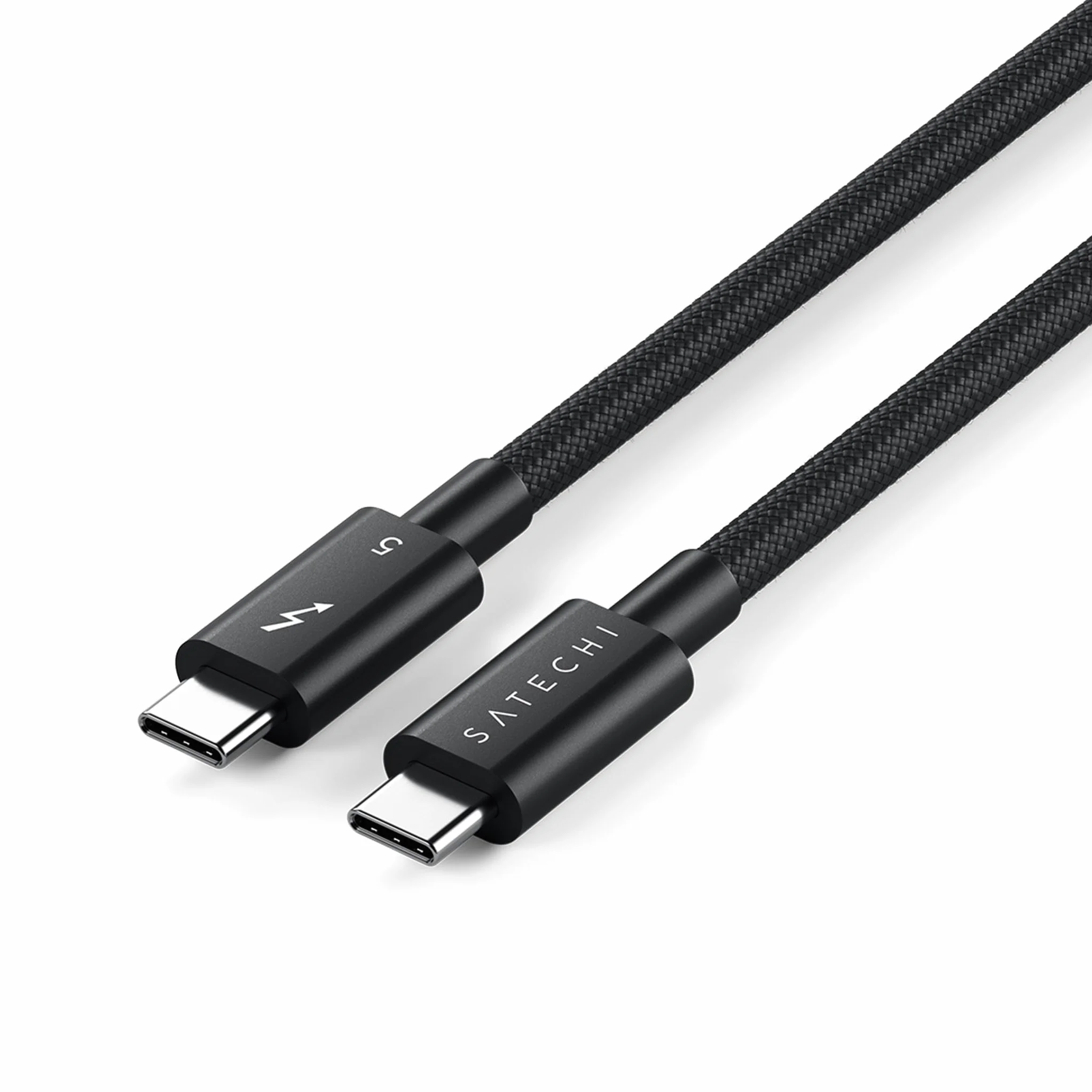SATECHI Certyfikowany kabel Thunderbolt 5 240 W 120 Gb/s 8K@60 Hz 4K@144 Hz pleciony USB-C