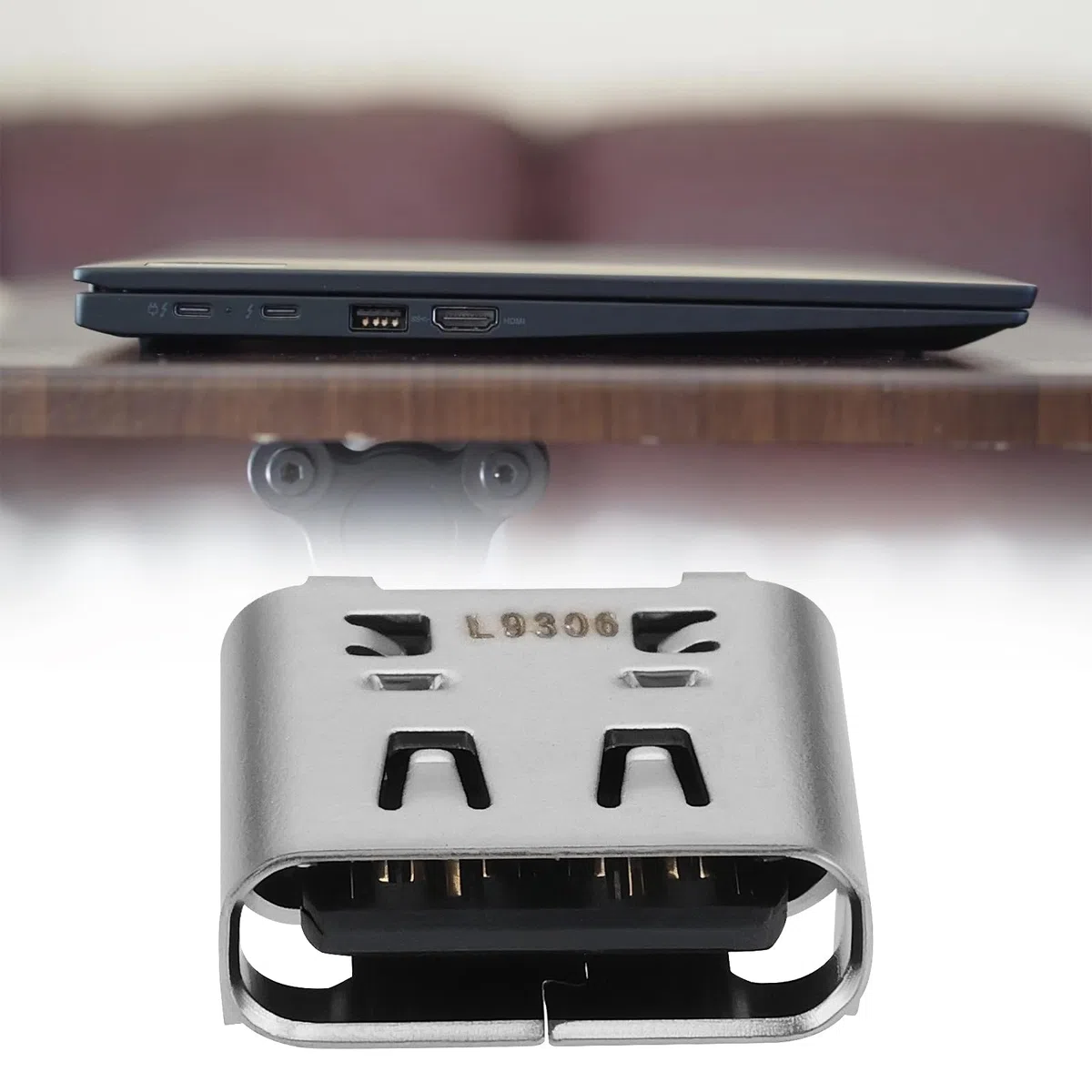 2 sztuki laptopa USB typu C złącze ładowania gniazdo zasilania kompatybilne z komputerem Lenovo ThinkPad X1 Carbon Gen 10 21CB 21CC