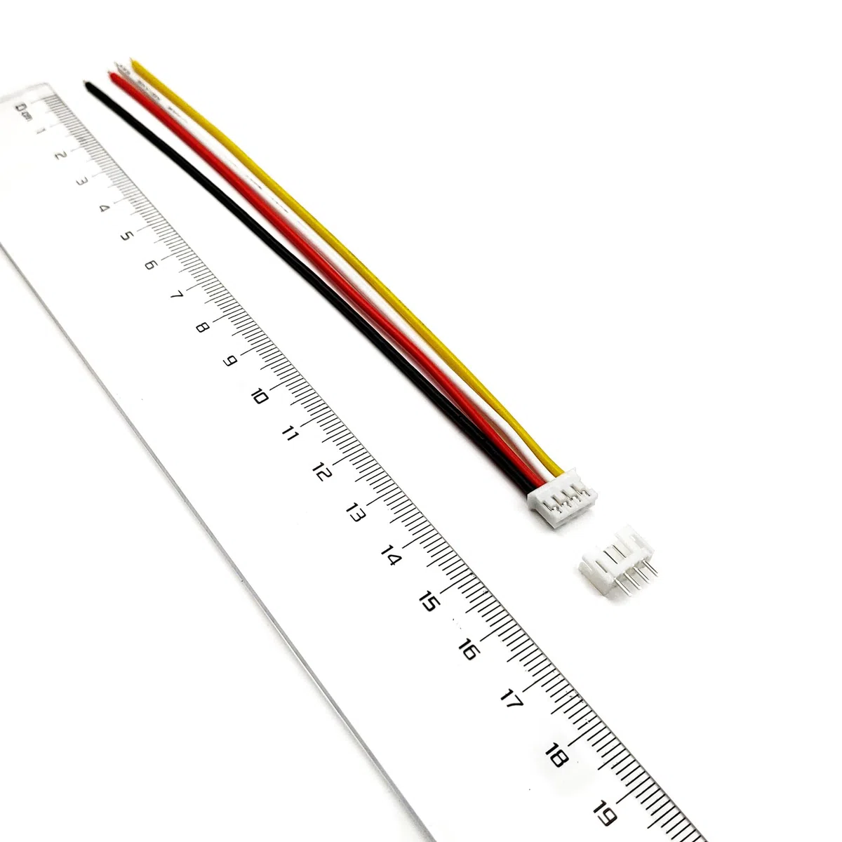 10 zestawów Mini Micro JST 2,0 mm PH 4 Pin wtyczka z 150 mm 22AWG kabel silikonowy i gniazdo JST PH2,0 wtyczka zestaw