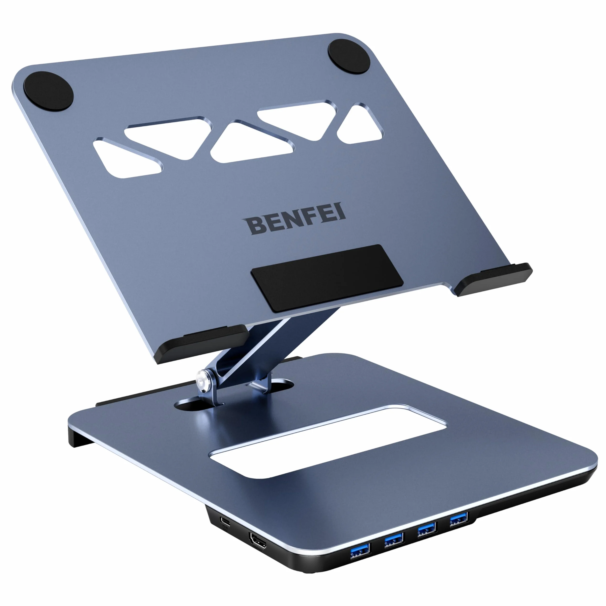 BENFEI Podstawka pod laptopa USB C 6w1 Stacja dokująca HDMI 4K 60 Hz 4xUSB3.0 100W PD