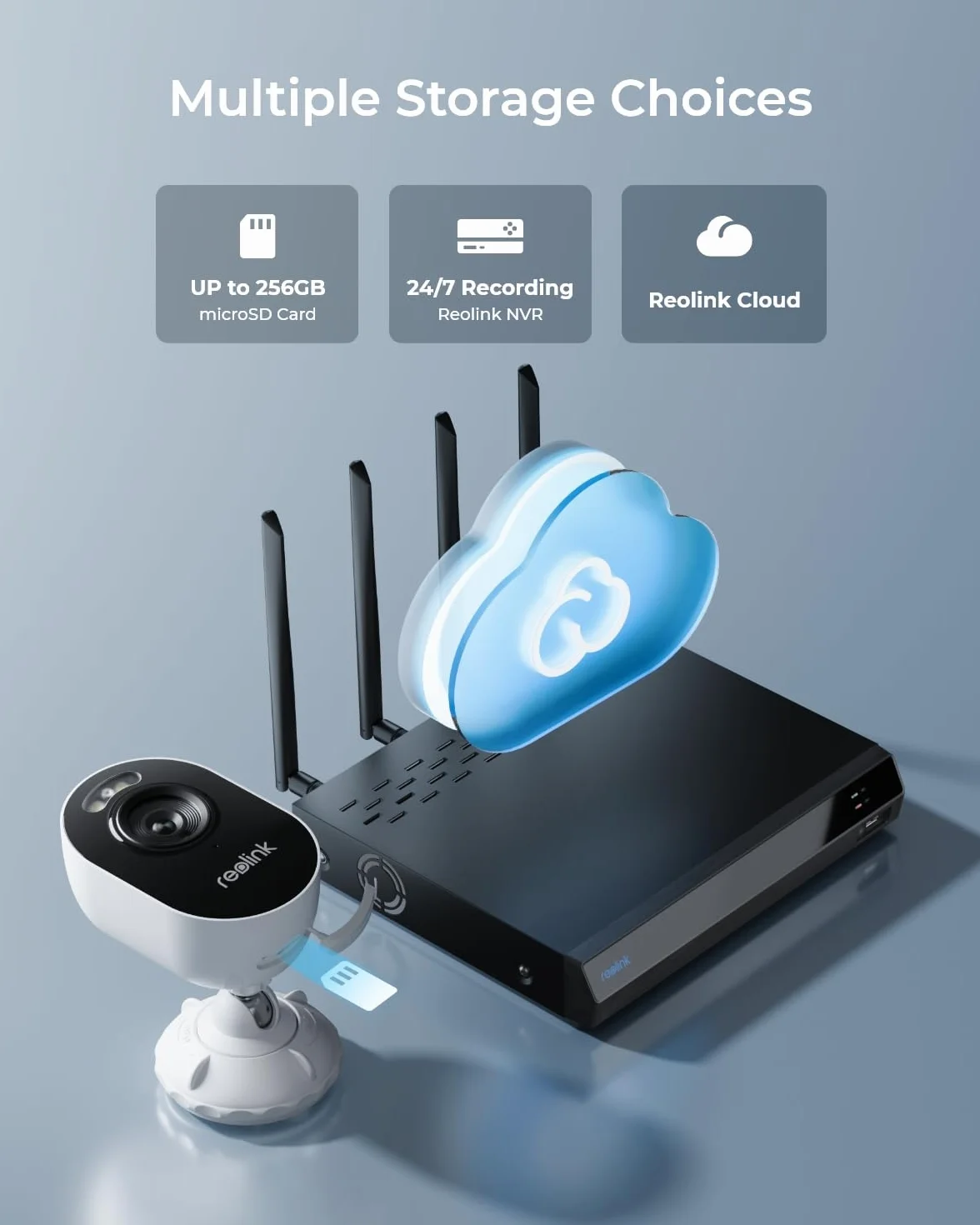 Reolink Lumus, Ulepszona zewnętrzna kamera bezpieczeństwa 2K 4MP z reflektorami, dwuzakresowa kamera WiFi 2,4/5 GHz, inteligentne wykrywanie osób/pojazdów/zwierząt z natychmiastowymi alertami