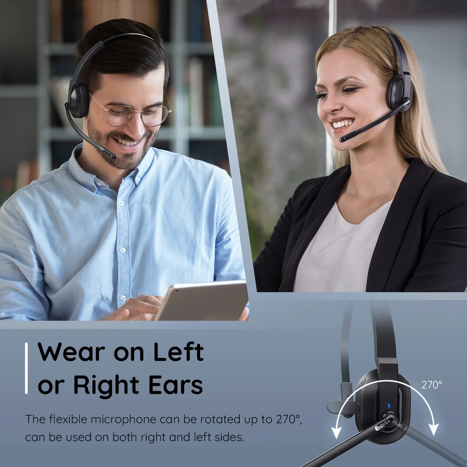 EKSA H1 Plus zestaw słuchawkowy Bluetooth