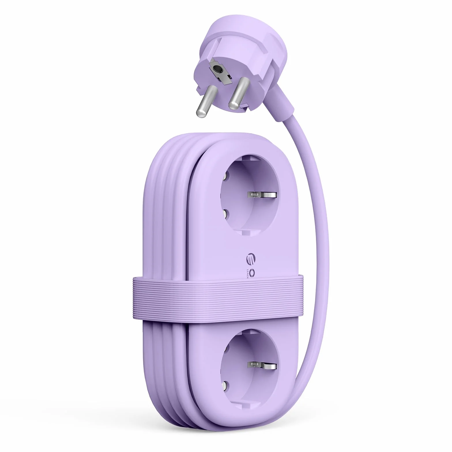 ORICO GaN listwa zasilająca 65 W z USB C, 6 w 1, listwa zasilająca do szybkiego ładowania z 4 USB, przedłużacz o długości 1,6 m, do MacBooka, iPada, telefonu komórkowego, podróży – AP3, fioletowy