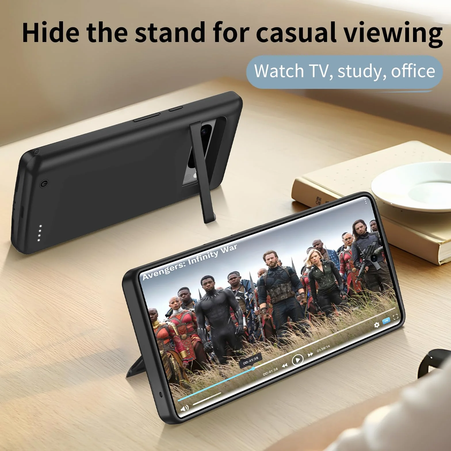 Etui do bezprzewodowego ładowania Google Pixel 8 Pro, przenośny akumulator 10000 mAh Qi