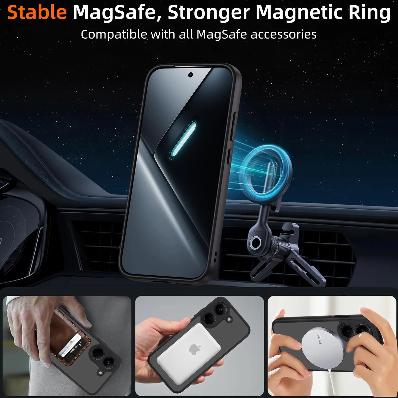 Pnakqil Magnetyczne etui do Xiaomi Poco X8 Pro 5G kompatybilne z MagSafe z 2 sztukami Ochraniacz ze szkła hartowanego, Półprzezroczysty Matowy Odporny na wstrząsy Odporny na odciski palców Etui
