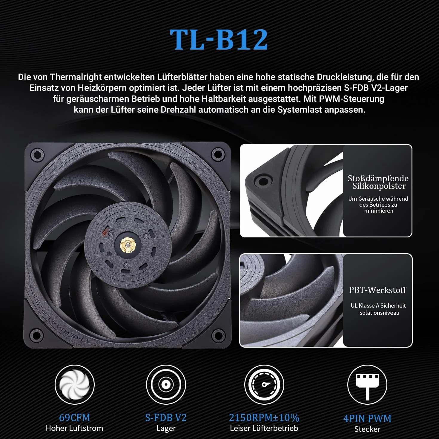 Thermalright Frozen Edge 360 Black Chłodnica wodna procesora PWM 3300 RPM S-FDB AMD AM4/AM5 Intel LGA1150/1155/1200/1700/2011