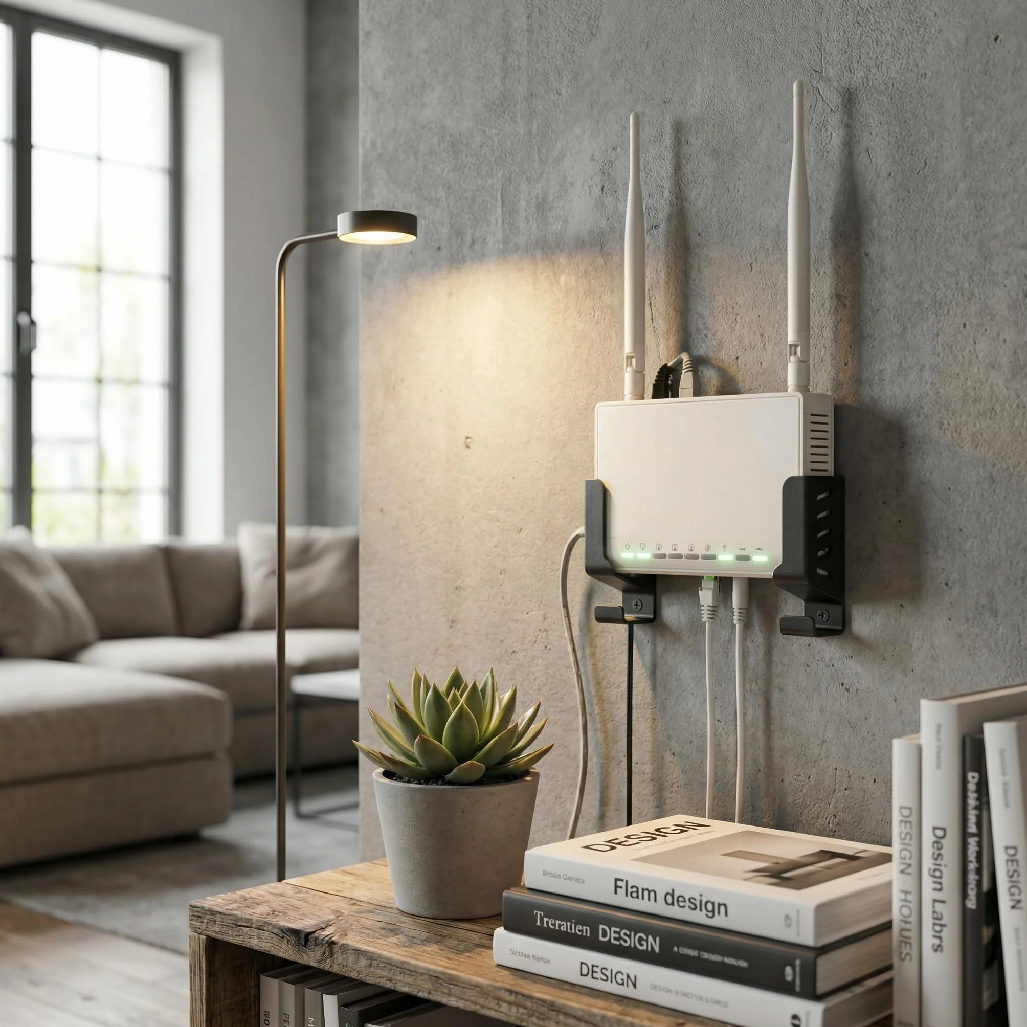 QWORK® Uniwersalny uchwyt ścienny Uniwersalny uchwyt ścienny do routera/TV box/laptopa/przełącznika/modemu