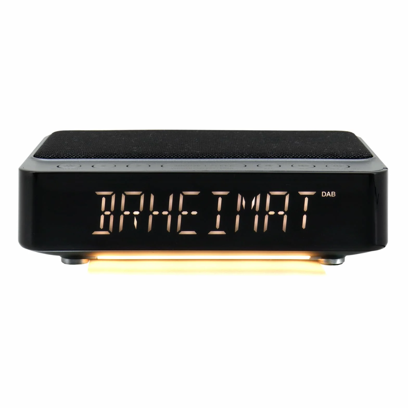 Soundmaster UR250AN DAB+ cyfrowy radiobudzik z bezprzewodową stacją ładującą, lampką nocną, bezprzewodową ładowarką iPhone/Samsung Galaxy, wyświetlacz LED, 5-stopniowy przyciemniacz, 2 czasy budzenia