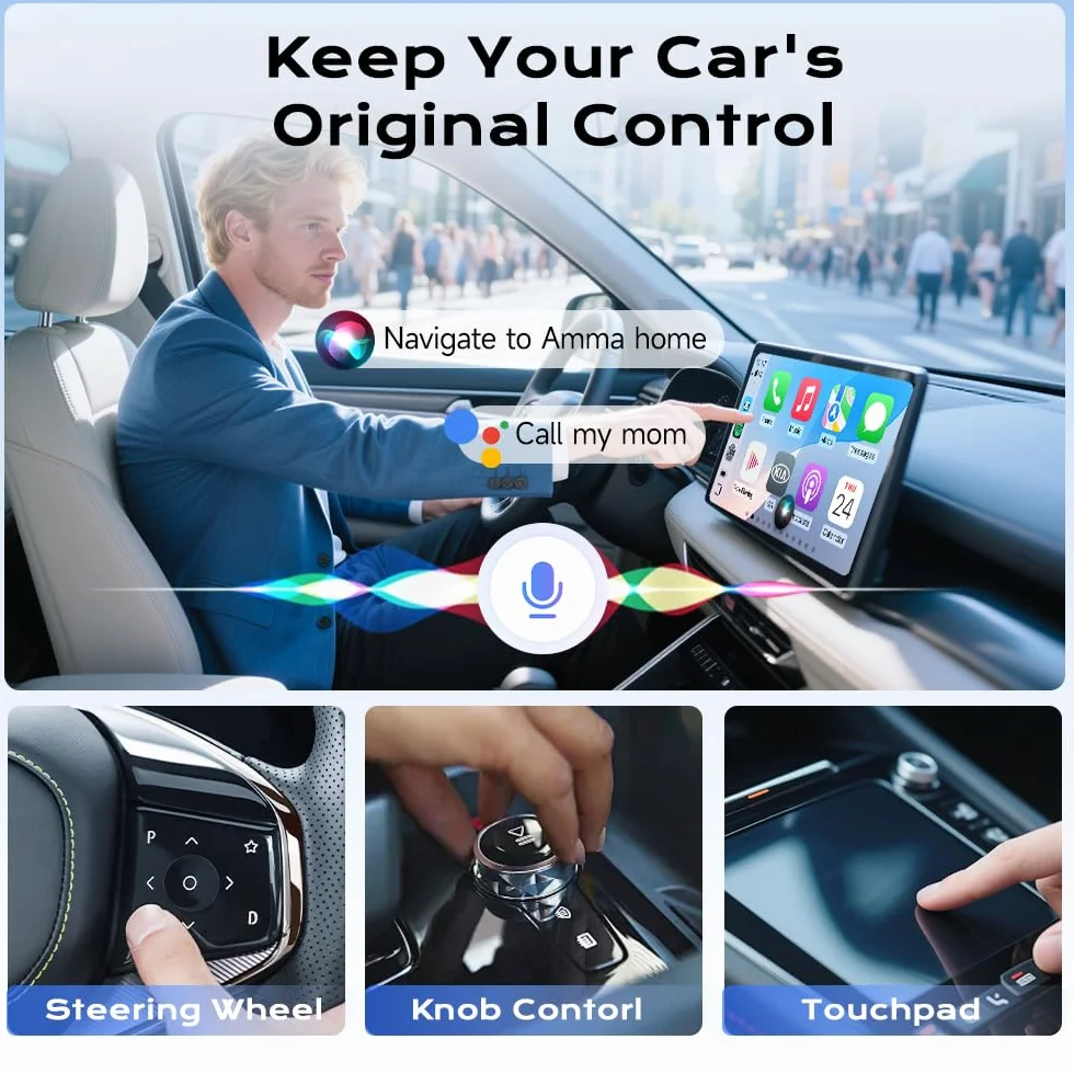 Carlinkit Mini Ultra bezprzewodowy adapter CarPlay Android USB-A/USB-C