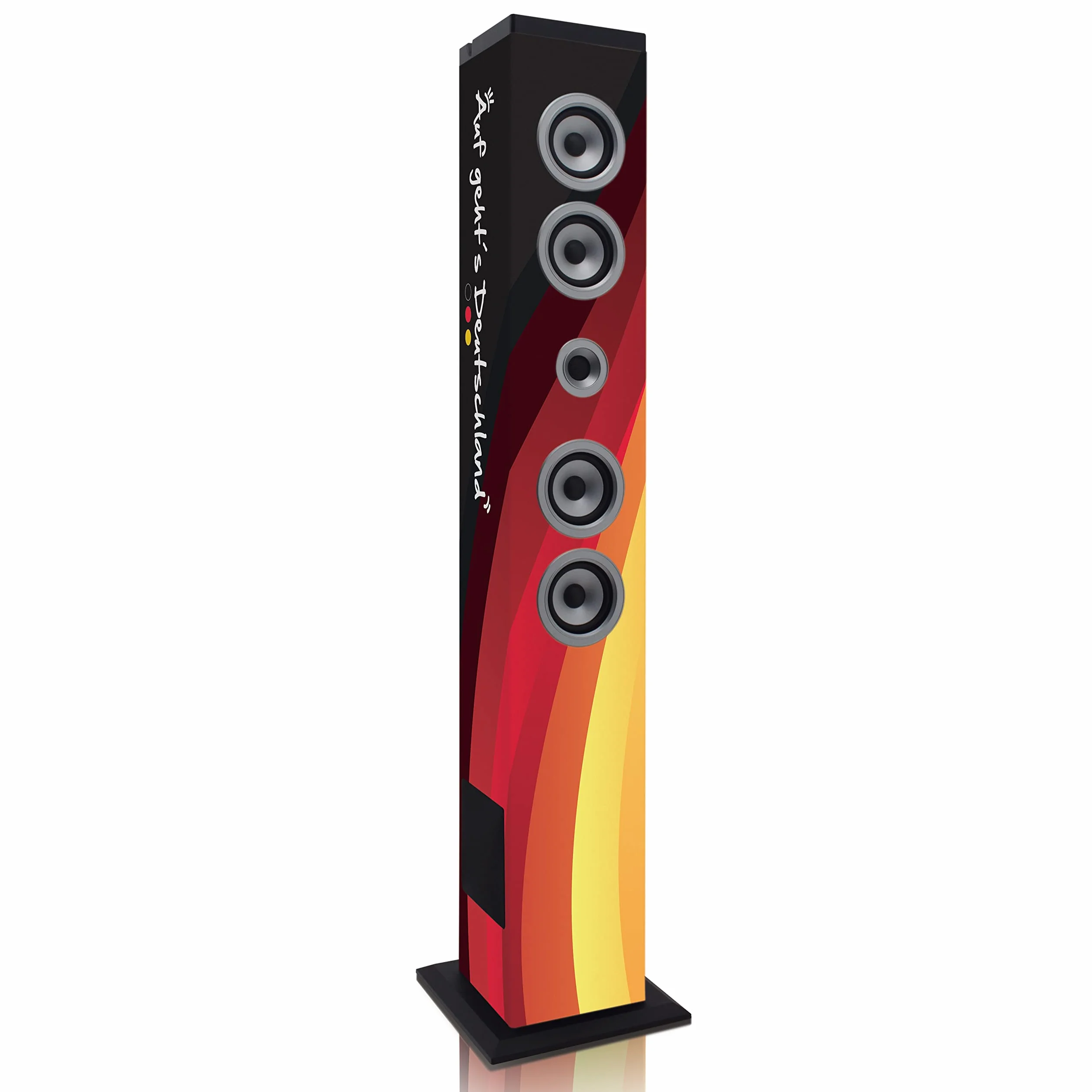 iCES IBT-6 Bluetooth głośnik stojący – 40 W RMS – radio PLL FM – wejście USB – gniazdo na karty SD – wejście AUX – z pilotem zdalnego sterowania – Niemcy