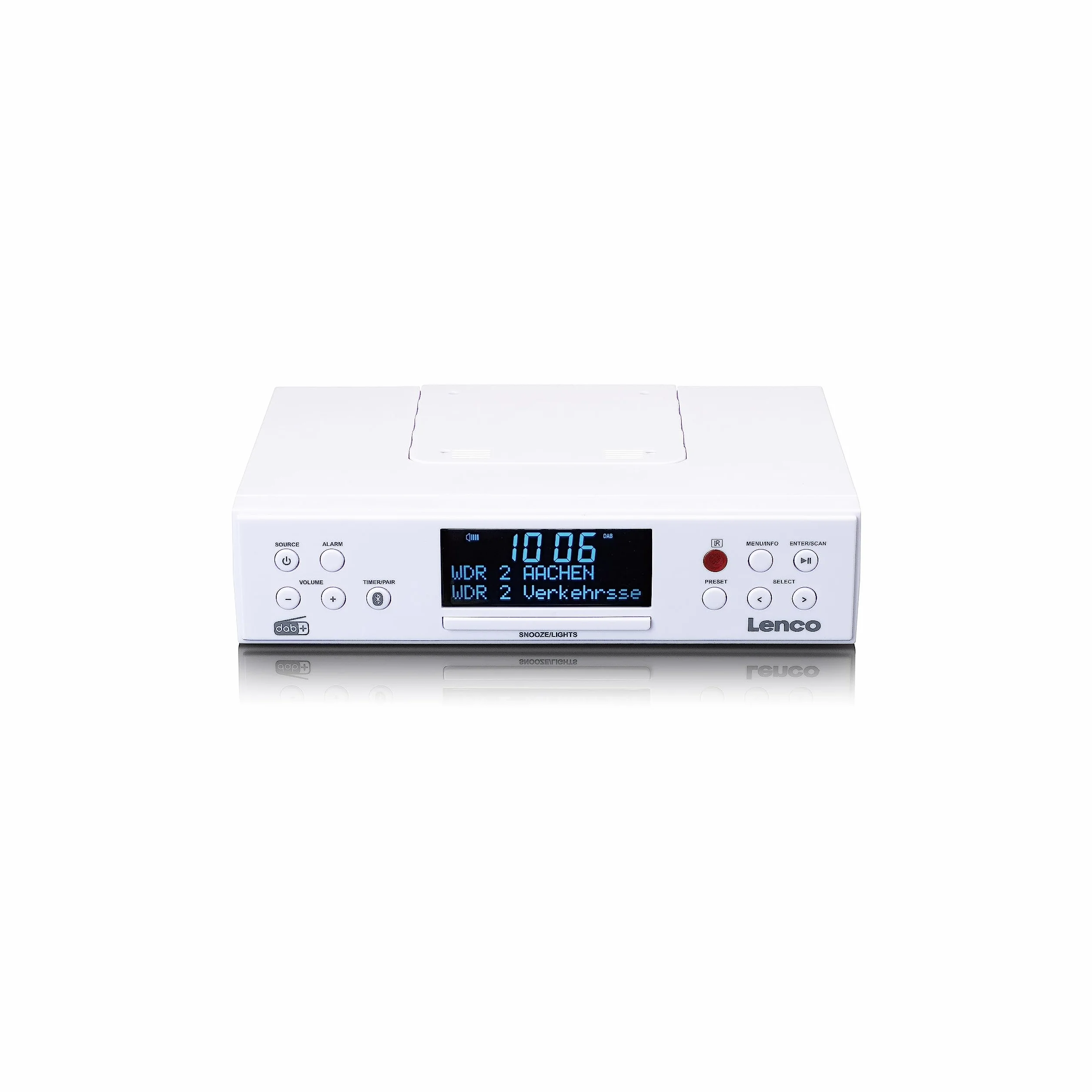Lenco KCR-190 DAB+ radio kuchenne podszafkowe Bluetooth PLL FM