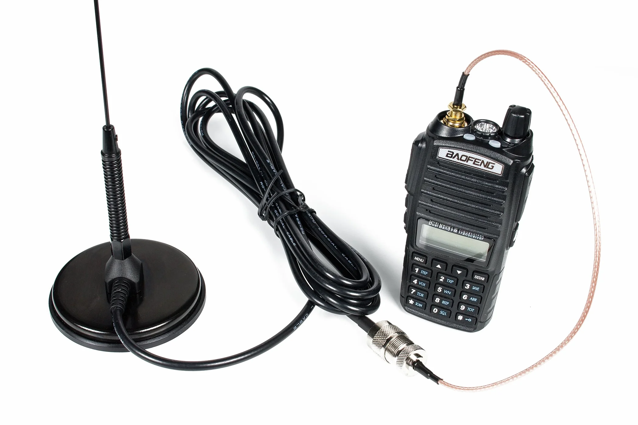 Autentyczna oryginalna cewka Nagoya UT-72 Super Loading Coil 19-calowy uchwyt magnetyczny VHF/UHF (144/430Mhz) Antena PL-259