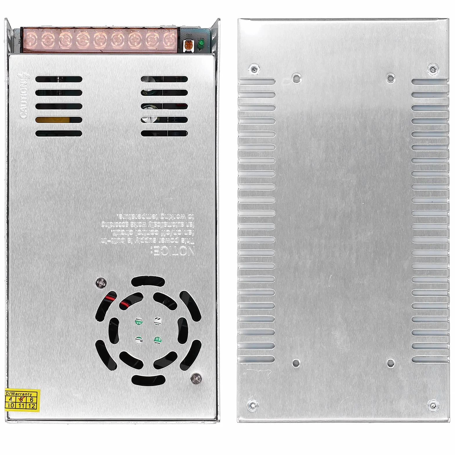 Garosa 500W 24 V 20,9A Zasilanie, Stop Aluminium, Otwory Rozpraszania Ciepła, Pokrycie Bezpieczeństwa, Automatyzacja Przemysłowa PLC Control Concert, do Automatyzacji Przemysłowej, PLC