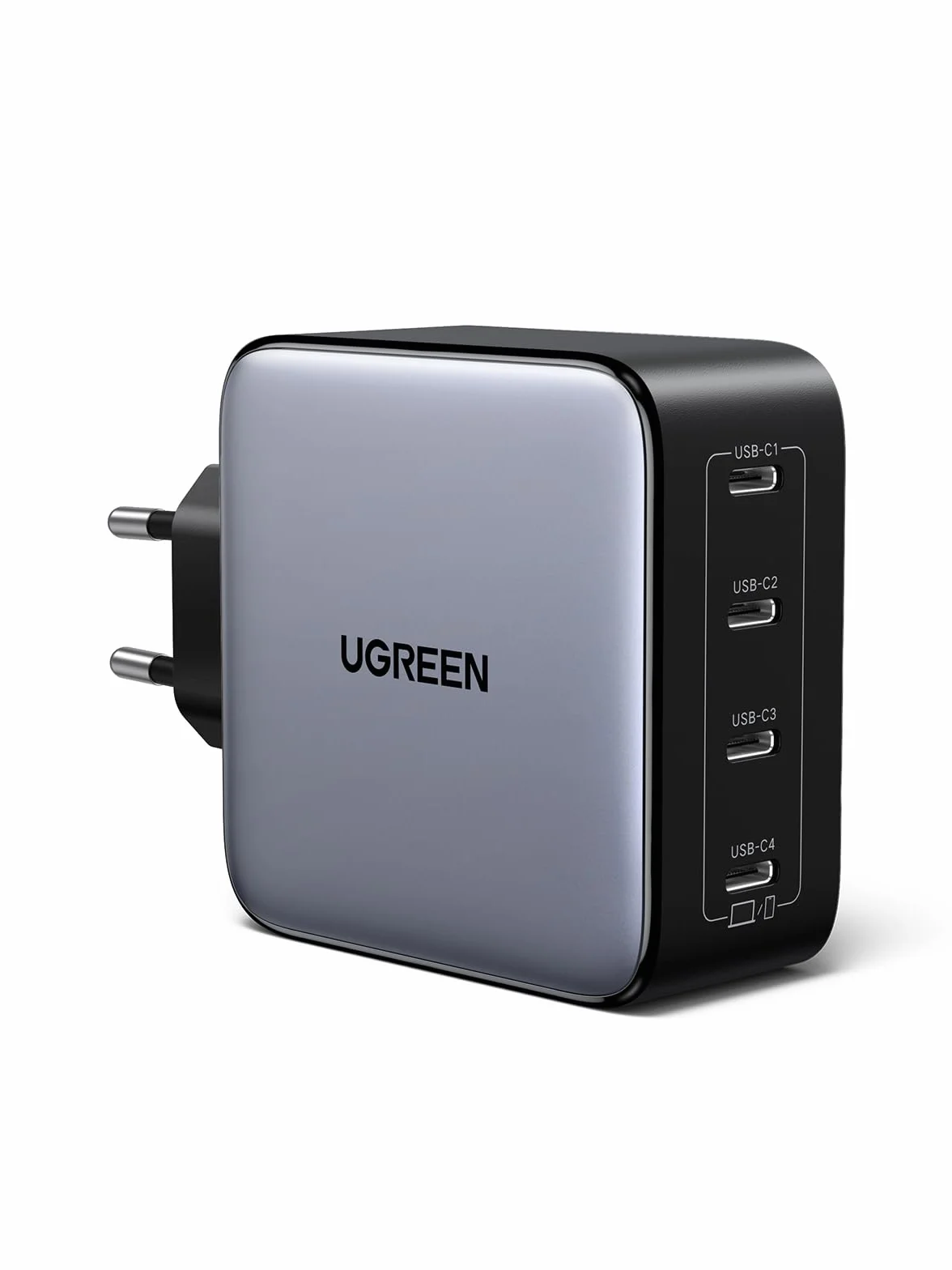 Ładowarka UGREEN Nexode 100W USB C z 4 portami USB-C Zasilacz GaN Ładowarka wielokrotna PD obsługuje PPS 45W kompatybilna z MacBookiem Pro/Air, iPadem Pro/Air, serią iPhone 16-8, Galaxy S24