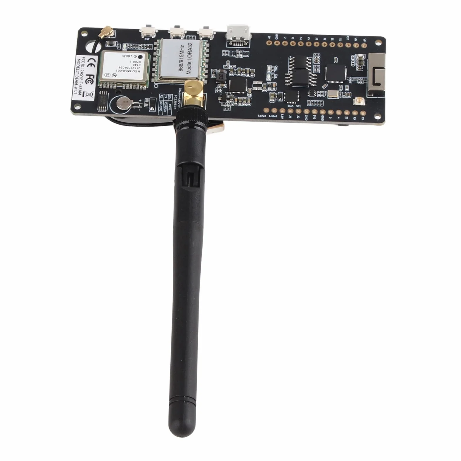 Moduł ESP32 LoRa 915Mhz z GPS, Podstawa Akumulatorowa - Wysokiej Jakości PCB, Mocny sygnał, Bezprzewodowy Dostęp do Internetu
