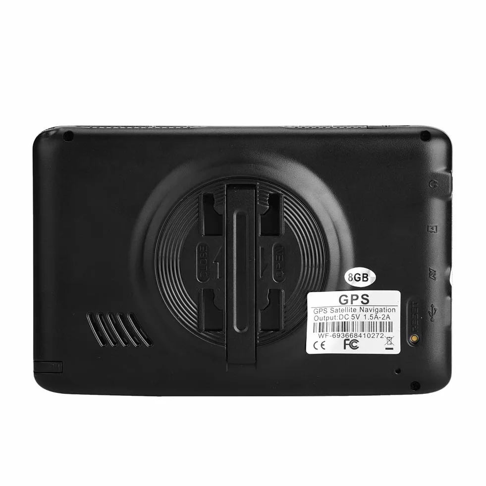 Urządzenia nawigacyjne do samochodu, nawigacja GPS, uniwersalny ekran dotykowy 5", nawigacja GPS, DDR256M, 8G, MP3, FM, mapa Europy, 1