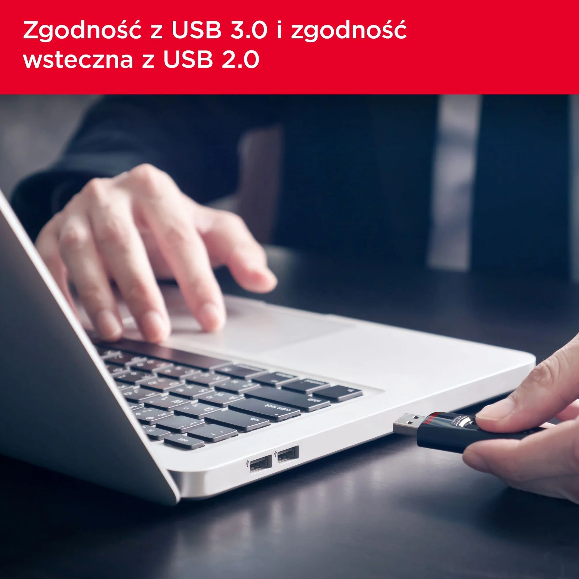 SanDisk Ultra Pamięć USB SDCZ48-032G-GAM46T 32 GB, Czarny