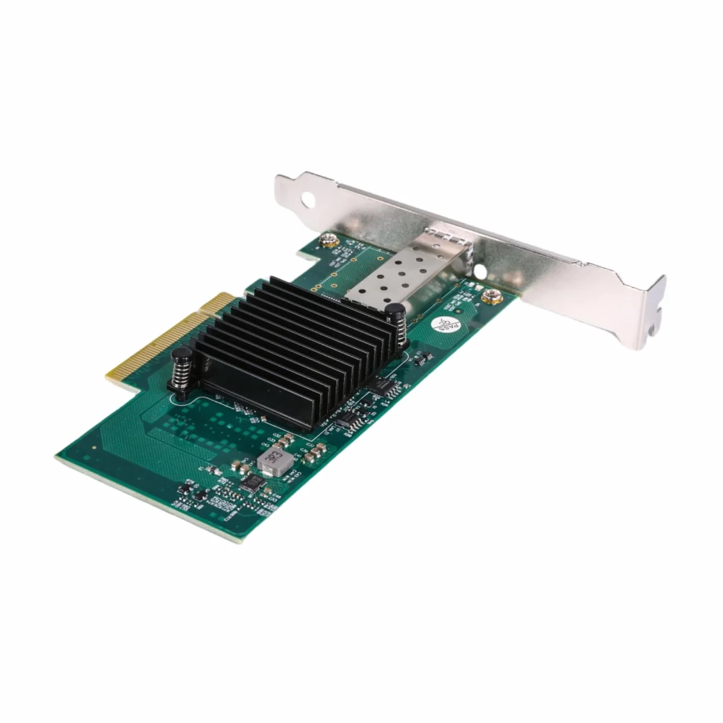 QSFPTEK 10G SFP+ Karta Sieciowa, 10Gb Single Port Ethernet karta z chipsetem Intel 82599EN with Intel X520-DA1, PCIe 2.0x8, 10 Gbit/s karta LAN-NIC, obsługa PCI-E dla Windows 7/8/10/Linux/Vmware