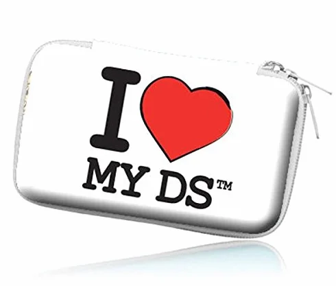 Playfect Mega Pokrowiec na Nintendo 3DS, DSi i DS Lite DS-I love my 31837 Podkładka w zestawie