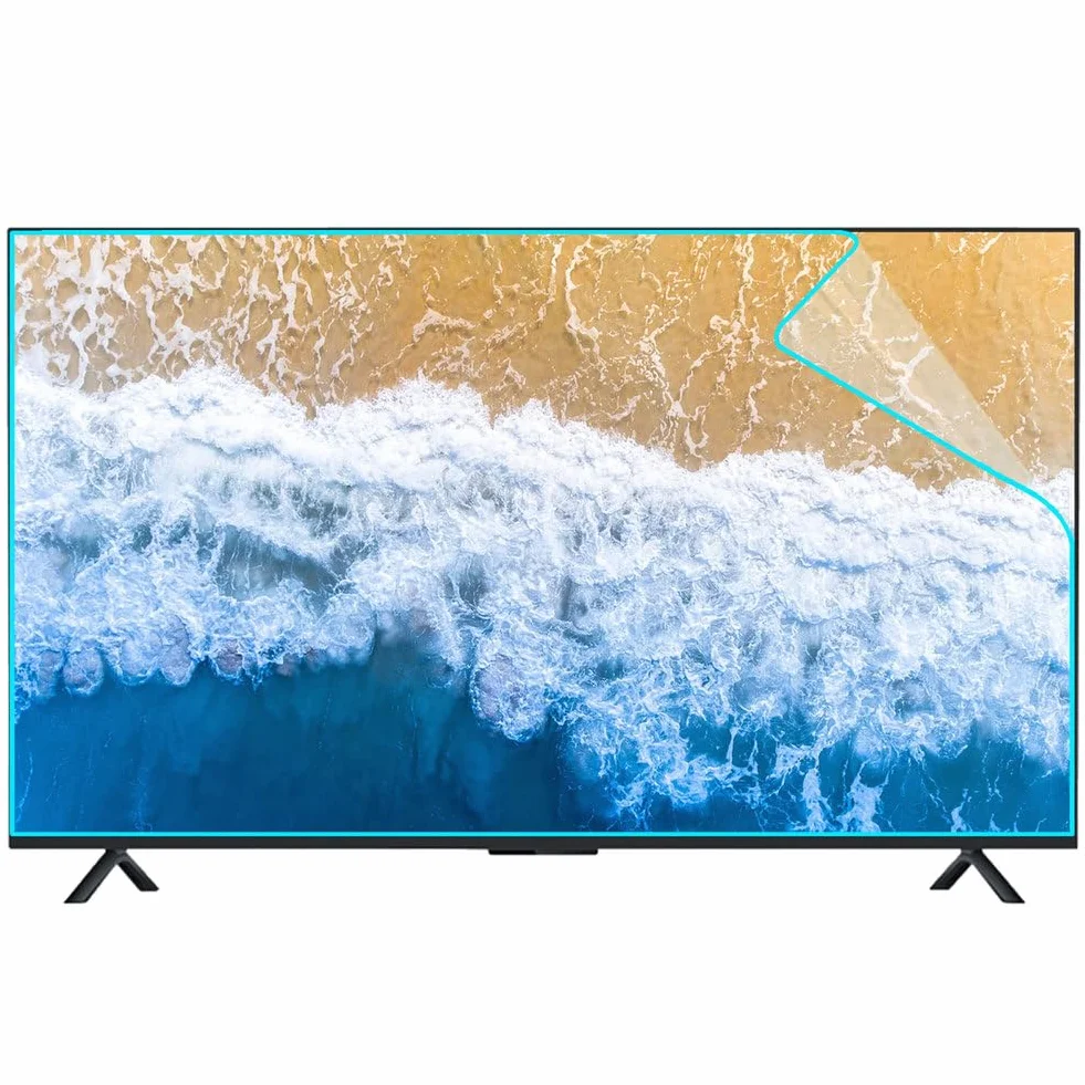 Matowa Folia Antyodblaskowa Na Ekran TV 55 Cali, Redukuje Zmęczenie Oczu, Filtruje Niebieskie Światło, Chroni Przed Zarysowaniami I Odblaskami - 55cali1221x689mm