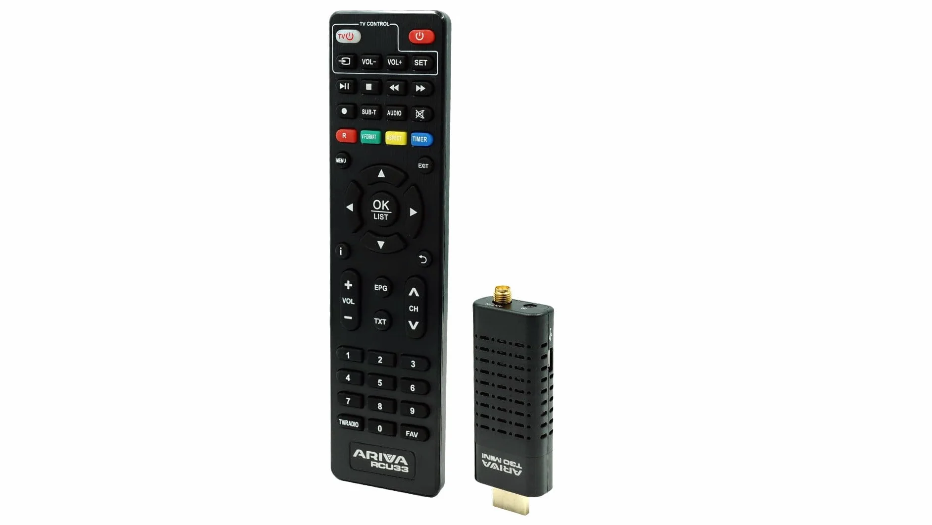 Ariva T30 MINI Dekoder telewizji naziemnej DVB-T2 H.265 HEVC Wi-Fi Teletext Timeshift