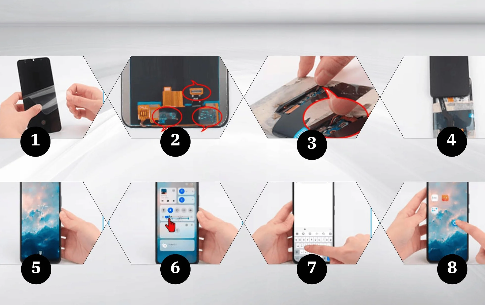 It'Go Full INCELL wyświetlacz do Samsung S9 G960 LCD LCD ekran zastępczy ekran dotykowy z narzędziami, czarny z ramką, wysoka jakość