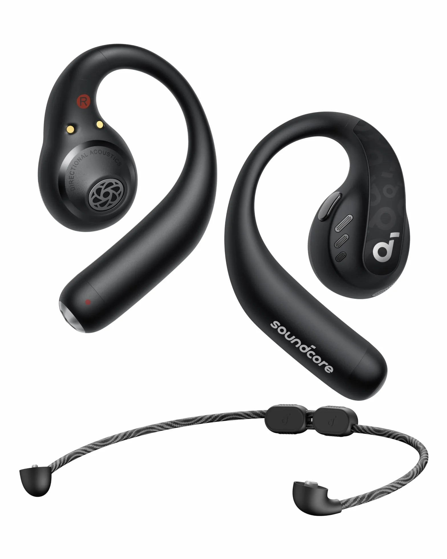 Słuchawki Soundcore by Anker AeroFit Pro o otwartej konstrukcji(odnowiony), ultrakomfortowe, bezpieczna i ergonomiczna konstrukacja, szczegółowy