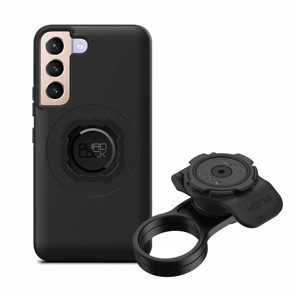 Quad Lock zestaw do mocowania osłony kierownicy do roweru z MAG etui na telefon Galaxy S22