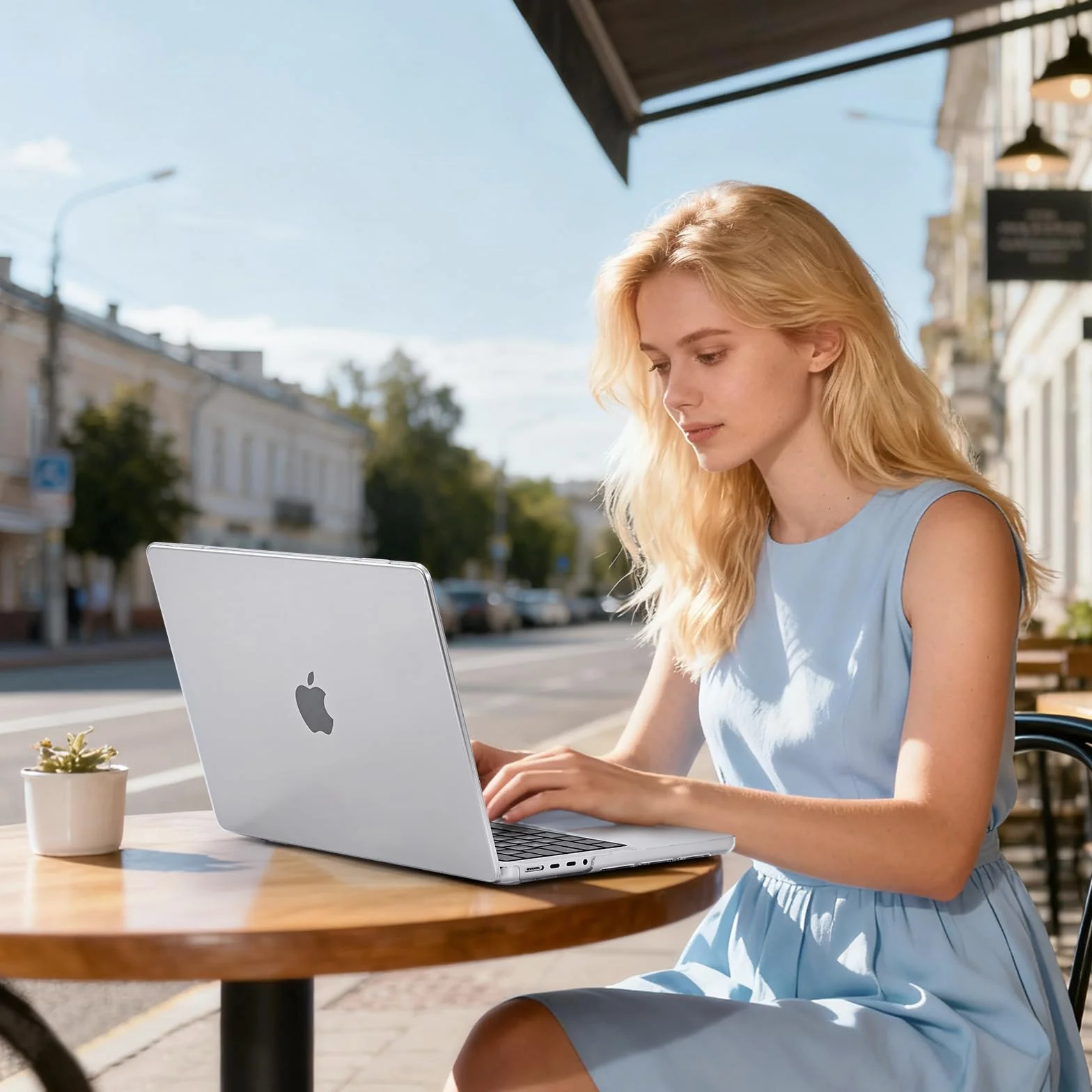 BlueSwan Etui Kompatybilne Z Macbook Pro 16" cali 2026 2024-2021 M5 M4 M3 M2 M1 Pro Max, A3428 A3429 A2485 A2780 A2991, ultracienkie matowe twarde etui ochronne do MacBook Pro 16, przezroczyste