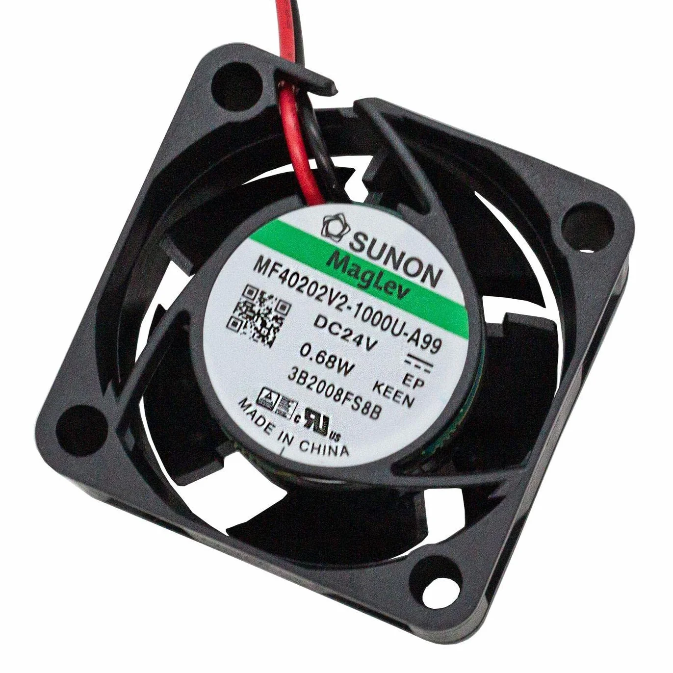 Sunon MF40202V2-1000U-A99 Wentylator, Czarny, 40 x 40 x 20 mm