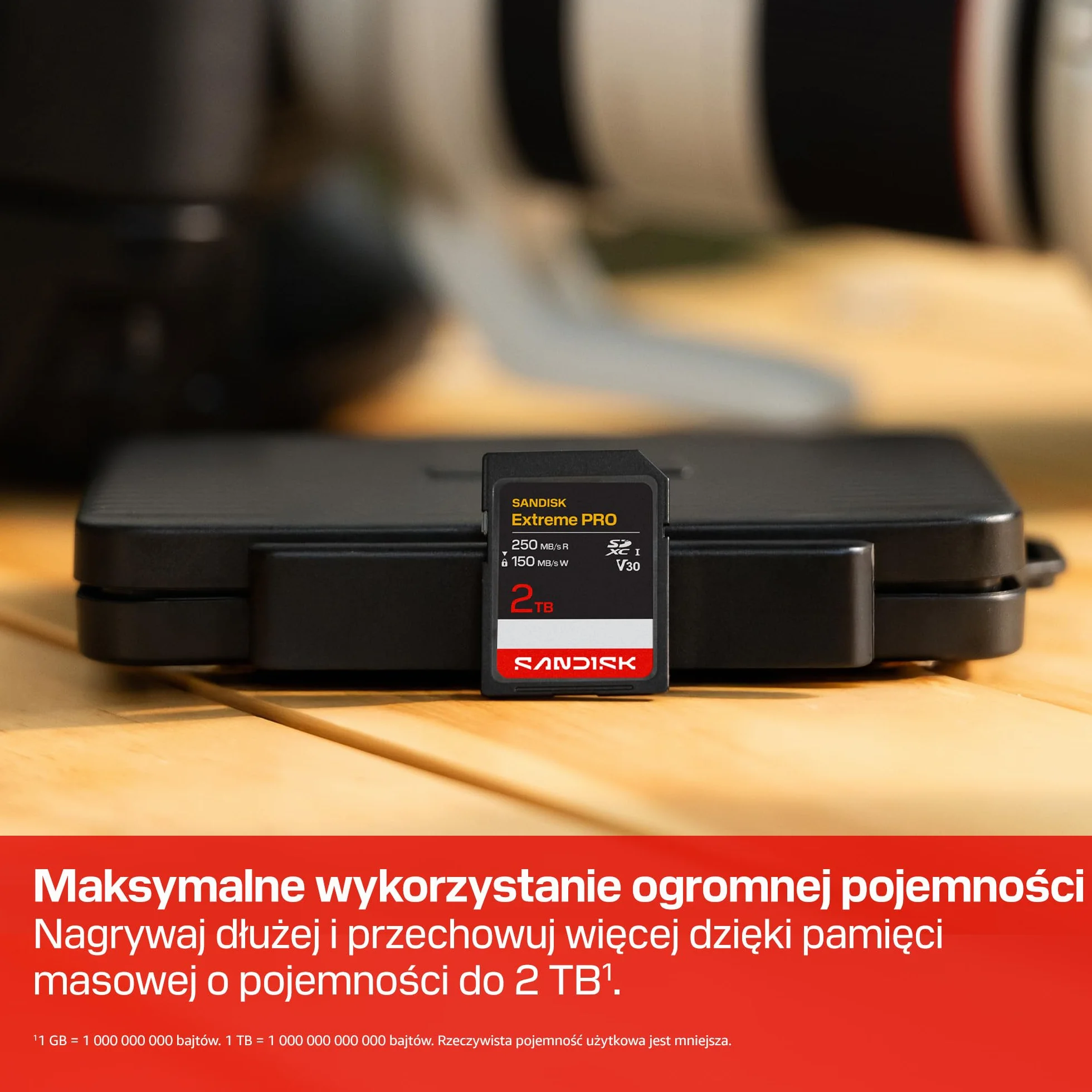SANDISK Extreme PRO Karta SD UHS-I 128 GB (prędkość odczytu do 250 MB/s i prędkość zapisu do 120 MB/s, wideo 4K UHD, U3, V30) Memory Zone App